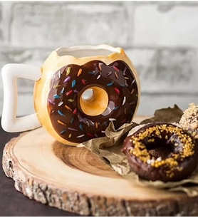 Donut Tasarımlı  Kupa Bardak