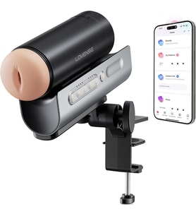 Lovense App Kontrol Solace Pro Automatic Thrusting Masturbator Black