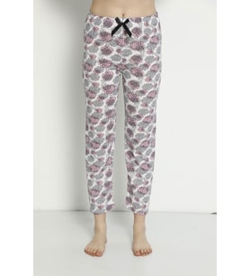 Pamuklu Yazlık Cepsiz Kadın Pijama Altı B26 (Gri)