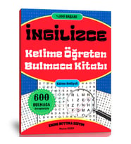 İngilizce Kelime Öğreten Bulmaca Kitabı (600 Bulmaca – 6000 Kelime)