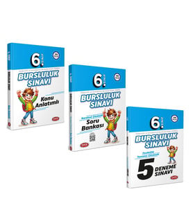 Data Yayınları 6. Sınıf Bursluluk Sınavı Konu Soru ve Deneme Seti 3 Kitap