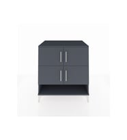 Kronos Şifonyer 4 Raflı 4 Kapaklı 88x59x96 Antrasit-Antrasit