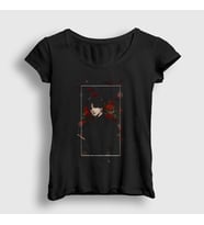 Presmono Kadın Siyah Chrollo Lucilfer V1 Anime Hunter X Hunter T-Shirt 267879tt