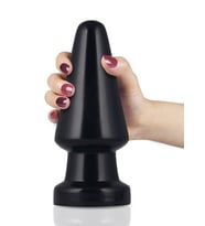 Hızlı Express Dev  Plug 17 CM Siyahi Kalın  Dildo Butt Plug