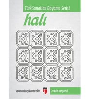 Halı - Türk Sanatları Boyama Serisi (20 Adet Kartpostal)