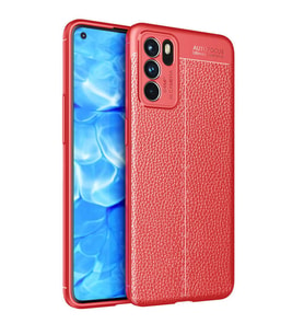 Oppo Reno 6 4G Uyumlu Kılıf Zore Niss Silikon Kapak (Kırmızı)