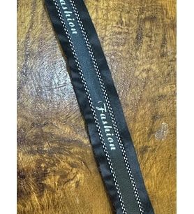 ZİNCİR DETAYLI FASİON YAZILI ŞERİT DİKİŞ GİYİM ÇANTA AKSESUARI EN 3 CM (1 METRE )