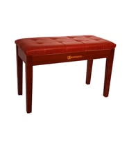 Dominguez DPB115-WN Çift Kişilik Piyano Taburesi - Ceviz (Profesyonel - Sandıklı Seri)  Ceviz (Walnut) Bitiş, Suni Deri Kaplı Yumuşak Oturma Alanı, Notalık/Depolama Bölmesi, Düet Kullanımına Uygun  Ölçüler: Çift Kişilik Geniş Tasarım