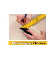 Sarı Marangoz Gönye 60 cm Dayanıklı ve Milimetrik Çalışma Özelliği
