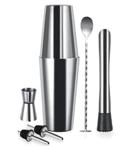 Vosco 6 Parça Avantajlı Kokteyl Set Boston Shaker (750ml)