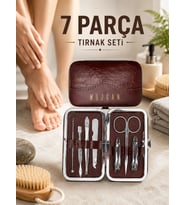 7 Parça Çelik Manikür Pedikür Seti