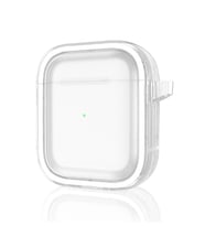 Pilelistore   Airpods 4 (4.nesil) Shiny Şeffaf Kılıf - Beyaz