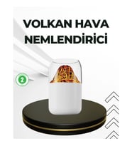 Mey İthalat® USB Şarjlı Volkanik Tasarımlı Buhar Makinesi