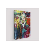 Yağlı Boya Efektli Renkli Mustafa Kemal Atatürk Duvar Tablosu-6069