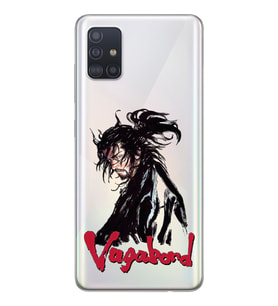 Samsung Galaxy A71 Uyumlu Vagabond Anime Desenli Şeffaf Telefon Kılıfı