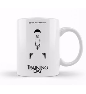Training Day Denzel Washıngton Kupa Bardak Porselen