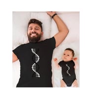 Siyah Beyaz DNA Baba Oğul Kız (TEK ÜRÜN FİYATIDIR KOMBİN YAPMAK İÇİN EN AZ 2 ADET SEPETE EKLEYİNİZ)