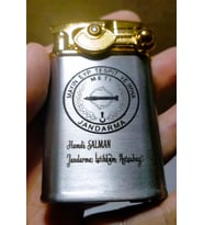 Çakmak Kişiye Özel İsim Yazılı ve Mdf Tasarım Kutulu No:176(Jandarma İstihkam Logolu)
