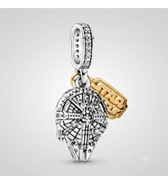 Yıldız Savaşları Sallantılı Gümüş Charm