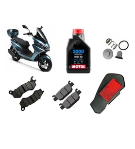 Rks Newlight 125 Pro Motul Yağ Bakım Seti Ön-Arka Balata ve Hava Filtresi