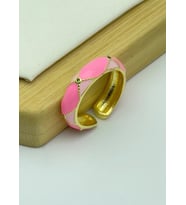 Çelik Gold Pembe Ayarlanabilir Yüzük - 25yzk210