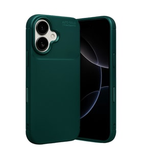Iphone 17 Auto Focus Karbon Kapak - Koyu Yeşil