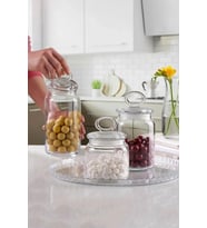 Paşabahçe Kitchen Slim 3 Lü Cam Kavanoz Seti 1130 cc,860 cc,575 cc