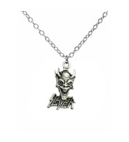 Slayer Rock Metal Tarz Zincir Kolye (Gümüş)