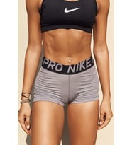 Nike Pro 3 inch 7.5cm Training Fit Shorts Gray Kadın Tayt Şort Kısa Gri