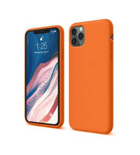 Apple iPhone 11 Pro Kılıf First Silikon - Turuncu