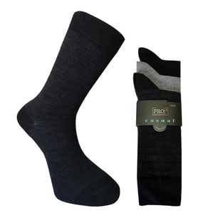 8501-2 Penye Casual 3'lü Erkek Çorabı