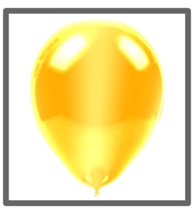 Metalik Balon Altın 100 adet