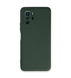 Xiaomi Poco X3 Gt Kılıf Nano İçi Kadife Silikon - Koyu Yeşil