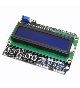 Arduino LCD Keypad Shield 1602 - 16x2 LCD Ekran ve Tuş Takımı