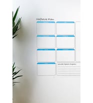 Renkli Haftalık Planlayıcı Sticker Takvimi, Düzen ve Motivasyon İçin