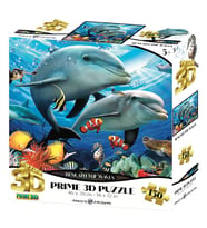 Prime 3D - Dalga Altında Yunuslar 150 Parça Puzzle 10897