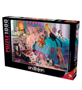 Anatolian Puzzle 1000 Parça Haylaz Köpekler 1064