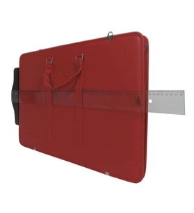 BBack Deri Proje Çantası 40x56 cm Kırmızı 