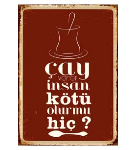 Ahşap MDF Poster (27x18cm)