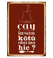 Ahşap MDF Poster (27x18cm)