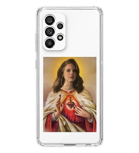 Samsung Galaxy A23 Uyumlu Lana Del Rey Desenli Şeffaf Telefon Kılıfı