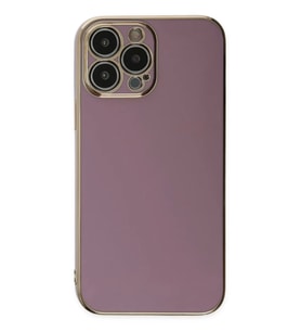 Newface Apple iPhone 15 Pro Max Kılıf Volet Silikon - Mor