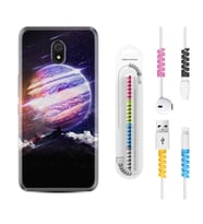 Xiaomi Redmi 8A 8 Pro 9C 9T 10C 11T Pro Kılıf Kablo Koruma Spiral Silikon Super Planet 1797