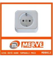 MERVE SIVA ÜSTÜ TOPRAKLI PRİZ