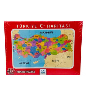 Türkiye Haritası Puzzle 35 Parça