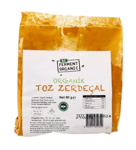 Organik Toz Zerdeçal 80 Gr