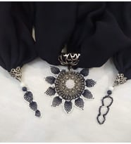 İğne oyalı fular