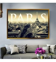 Altın Çerçeveli dekoratif tablo l891 (Gold)