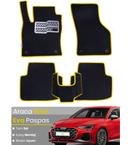AUDİ A3 HATCHBACK (2020-2025) Uyumlu EVA Paspas Tam Set–Araca Özel,Su Geçirmez,Kolay Montaj