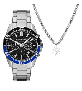 Armani Exchange AX7166SET Erkek Kol Saati (Gümüş)